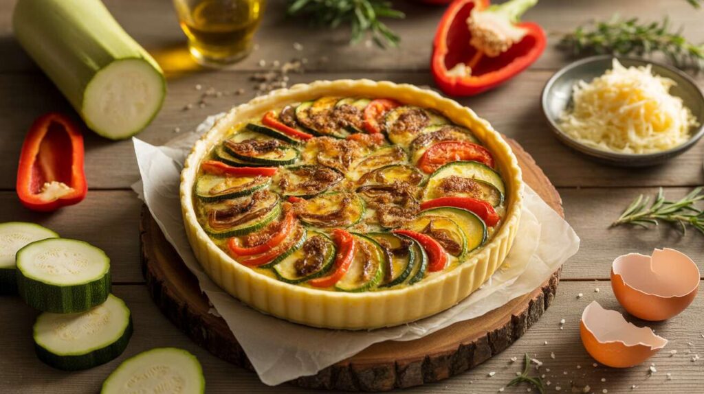 Recette quiche aux légumes d'été légère et gourmande : parfaite pour le dîner rapide
