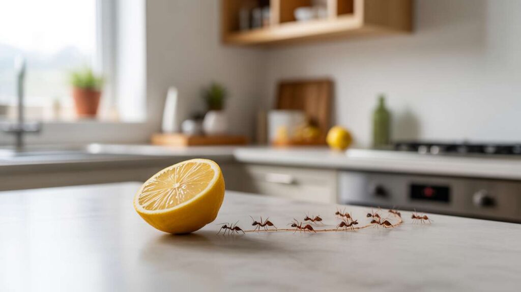 Astuce géniale pour faire fuir les fourmis de votre cuisine : une bonne fois pour toutes avec du citron