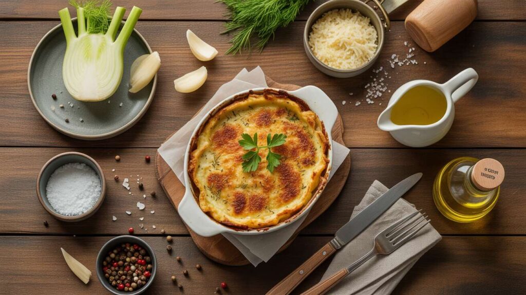 Gratin de fenouil au parmesan : la recette savoureuse et facile pour le dîner
