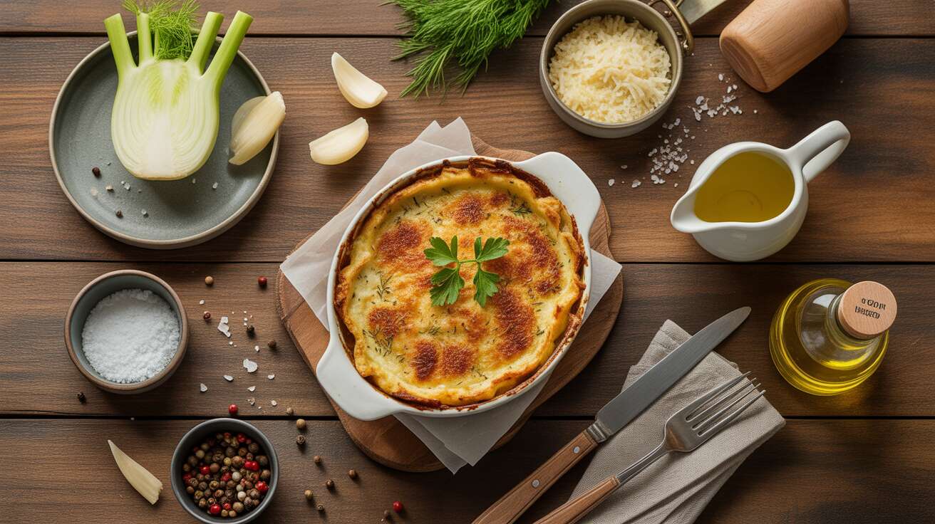 Gratin de fenouil au parmesan : la recette savoureuse et facile pour le dîner