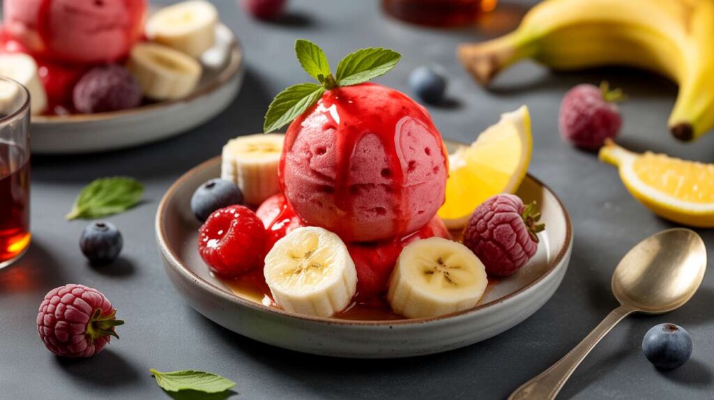 Sorbet maison aux fruits de saison : une recette express et saine pour se désaltérer