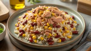 Recette salade de riz express : la salade fraîcheur pour vos chaudes journées prête en 15 minutes