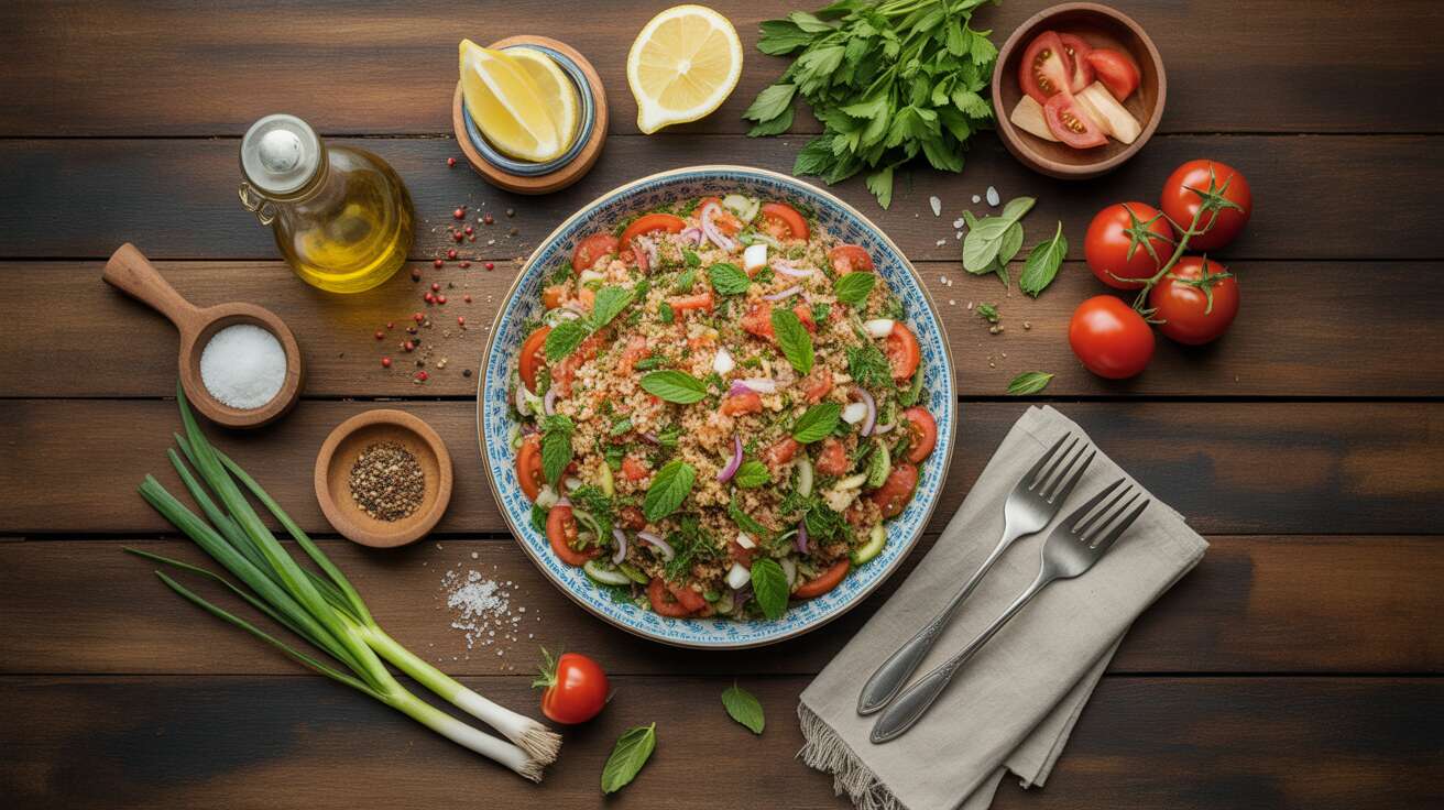 Taboulé libanais : le secret d'un plat frais et savoureux fait maison