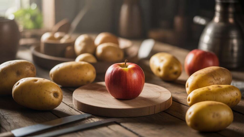 Personne ne connaît l'astuce : placer ce fruit au milieu des pommes de terre les empêchera de germer
