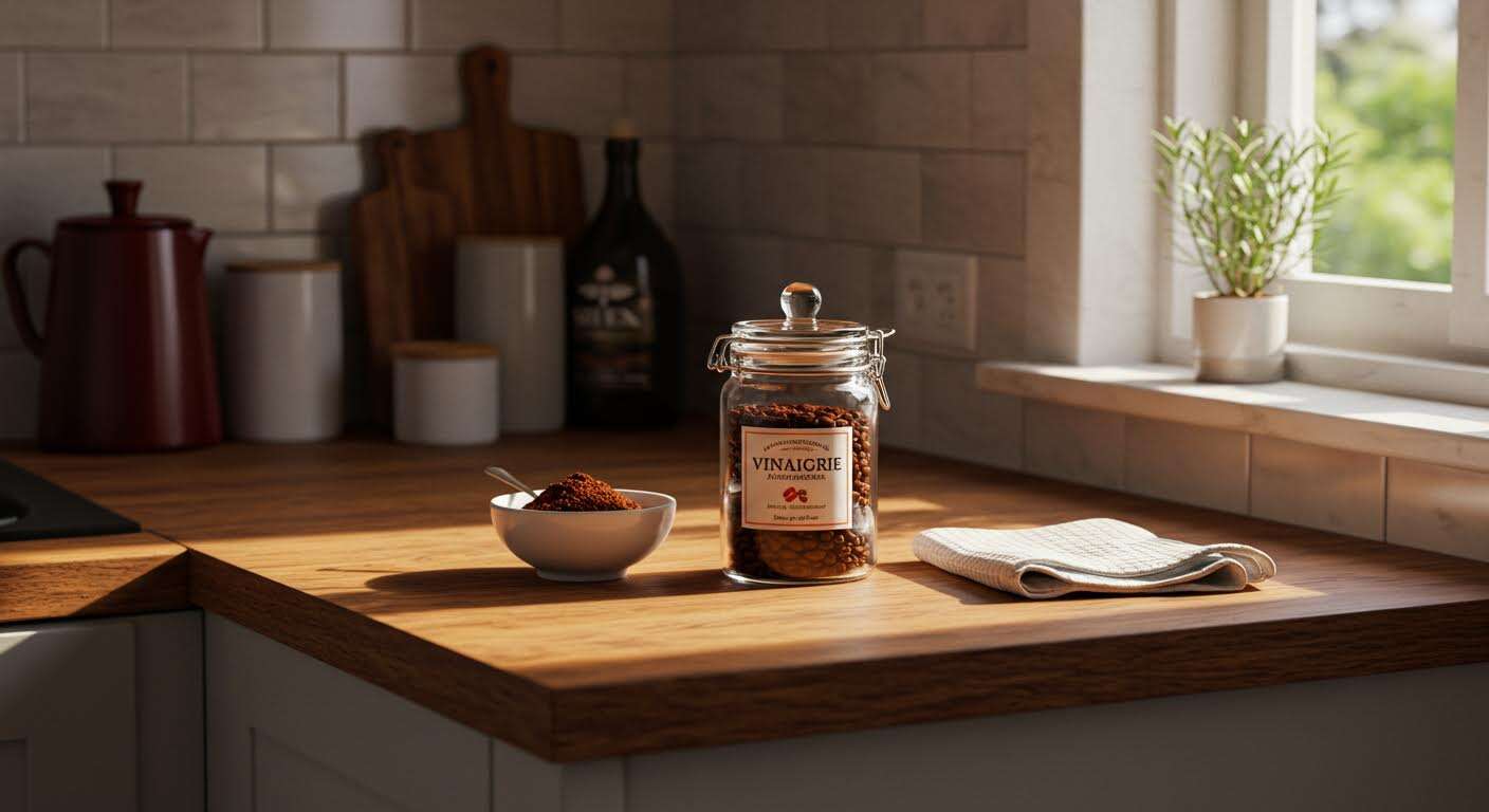 Du vinaigre dans du marc de café : cette astuce de ménage encore méconnue est pourtant l&rsquo;une des plus efficaces