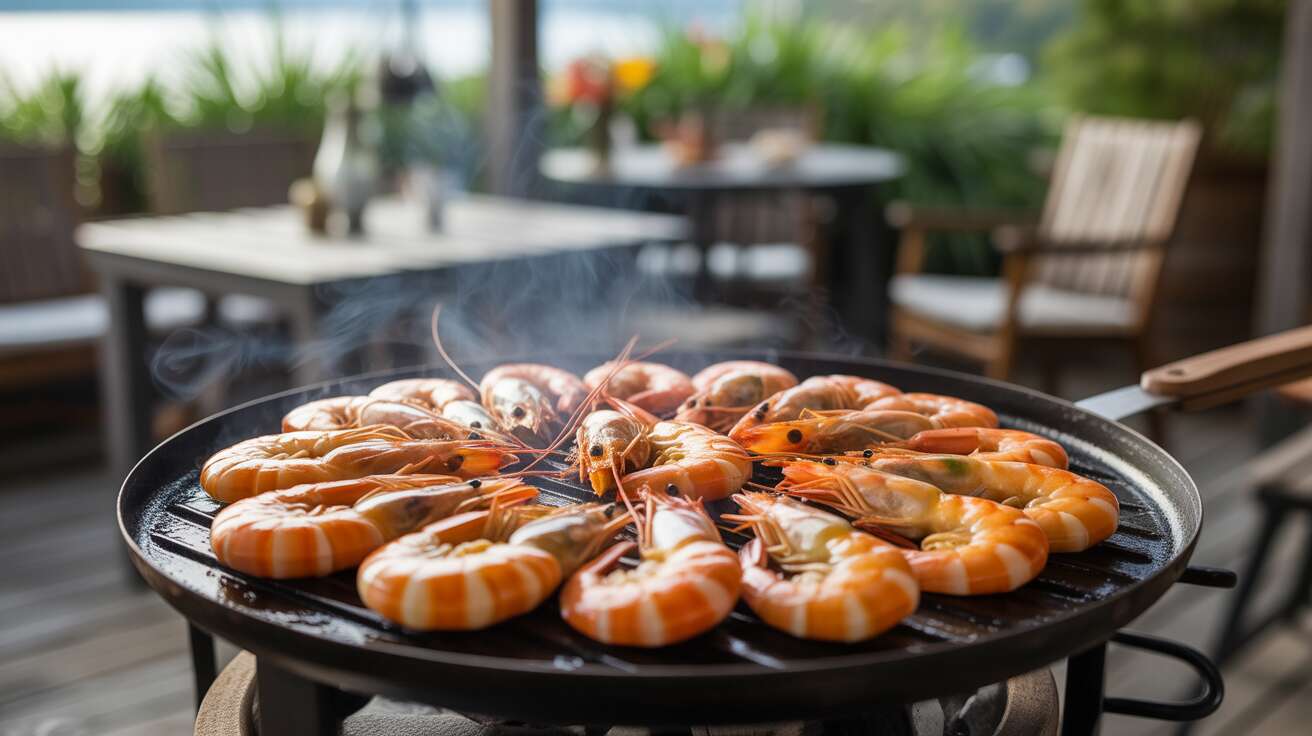 Comment obtenir une cuisson parfaite des crevettes à la plancha "en 5 minutes