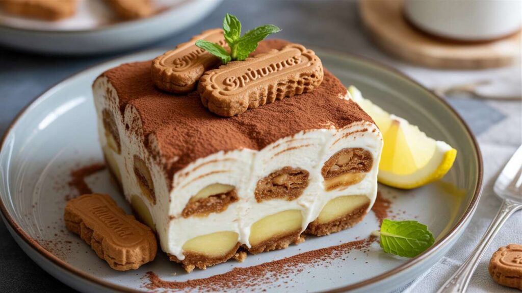 Le tiramisu léger au melon et aux spéculoos : une recette "gourmande et rafraîchissante