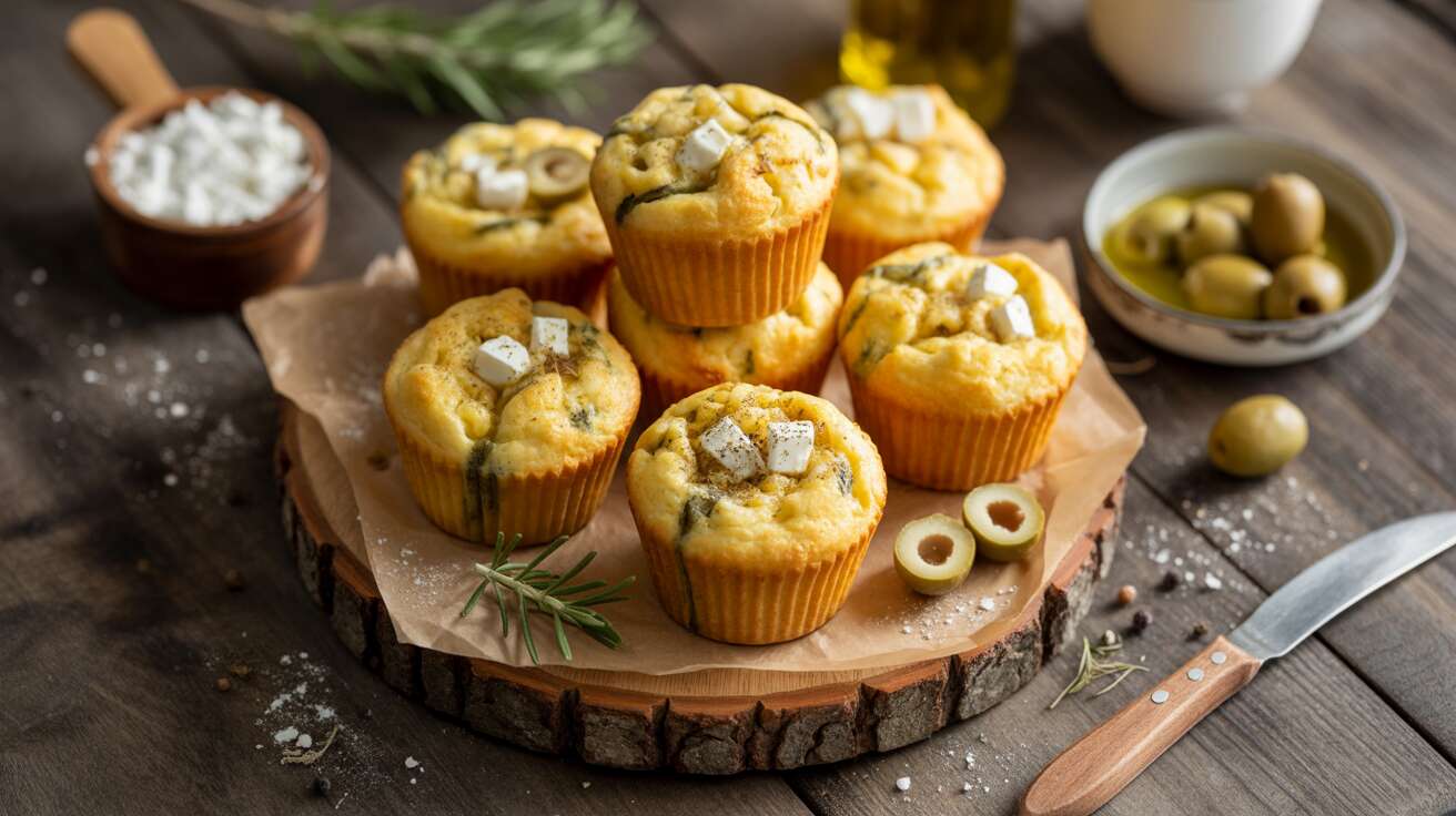 Les "muffins salés" feta-olives : l'idée apéro rapide pour vos soirées estivales