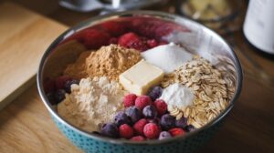 La « recette minute » du crumble de fruits rouges express pour un goûter d’été