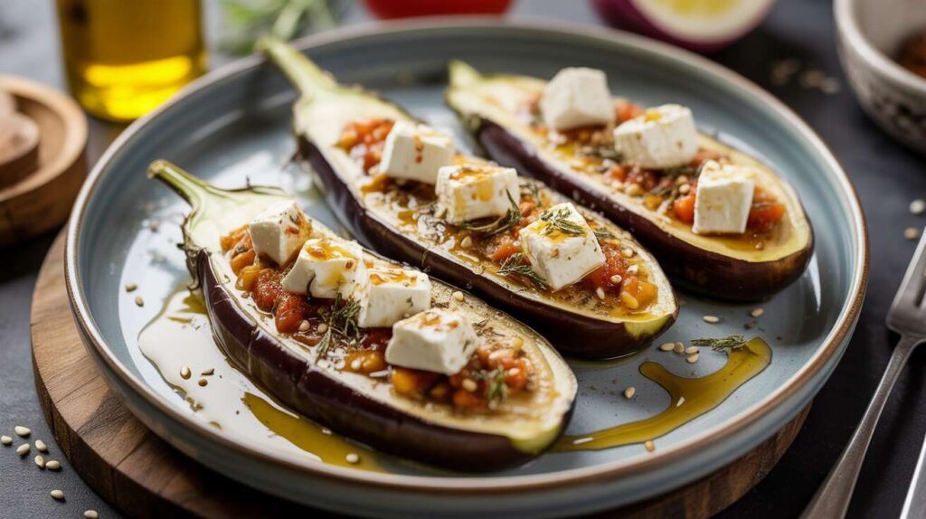 Aubergines grillées à la feta : l'entrée estivale qui sublime vos repas
