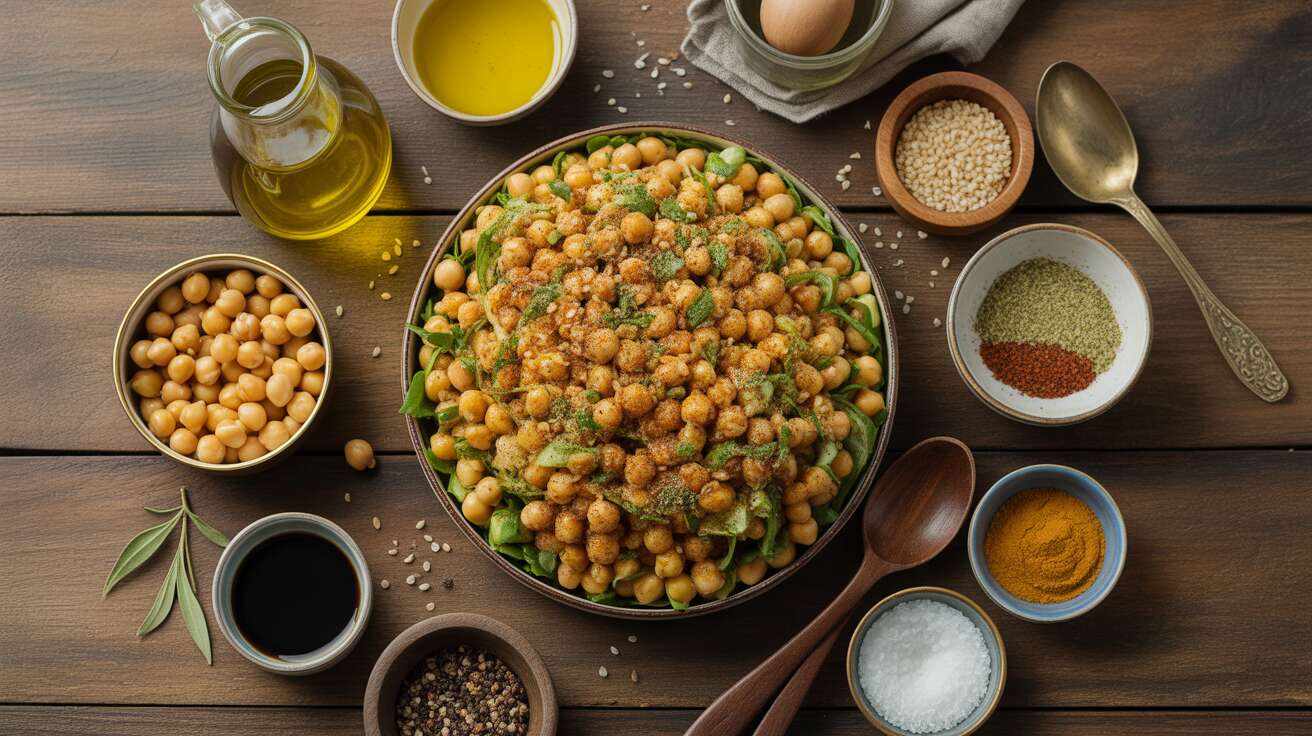 Croquant, frais et rassasiant : cette salade de pois chiches, ma nouvelle obsession