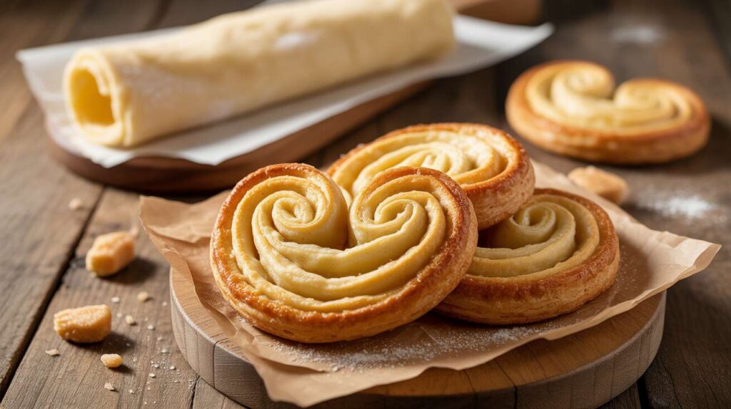 Palmiers au sucre maison : 5 minutes et 2 ingrédients pour un snack express