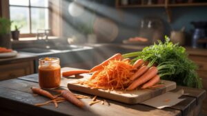 Carottes râpées : l'alternative parfaite à la vinaigrette pour une sauce irrésistible