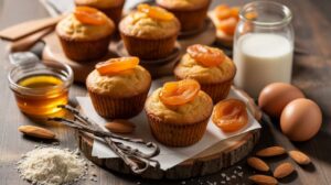 Muffins moelleux aux abricots : un plaisir sain sans sucre raffiné ni gluten
