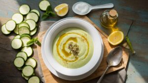 Soupe froide de courgettes : prête en 10 minutes pour l’été