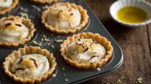 Mini-tartelettes apéro sans pâte : le secret du chef dans un moule à muffins