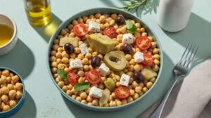 Recette healthy : salade de pois chiches équilibrée et rapide