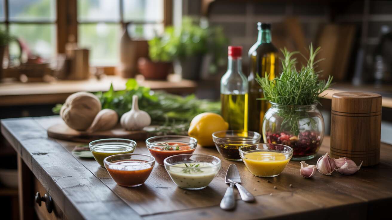Le secret des sauces salades maison : saines, savoureuses et rapides