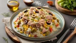 Recette salade de riz express : la salade fraîcheur pour vos chaudes journées prête en 15 minutes