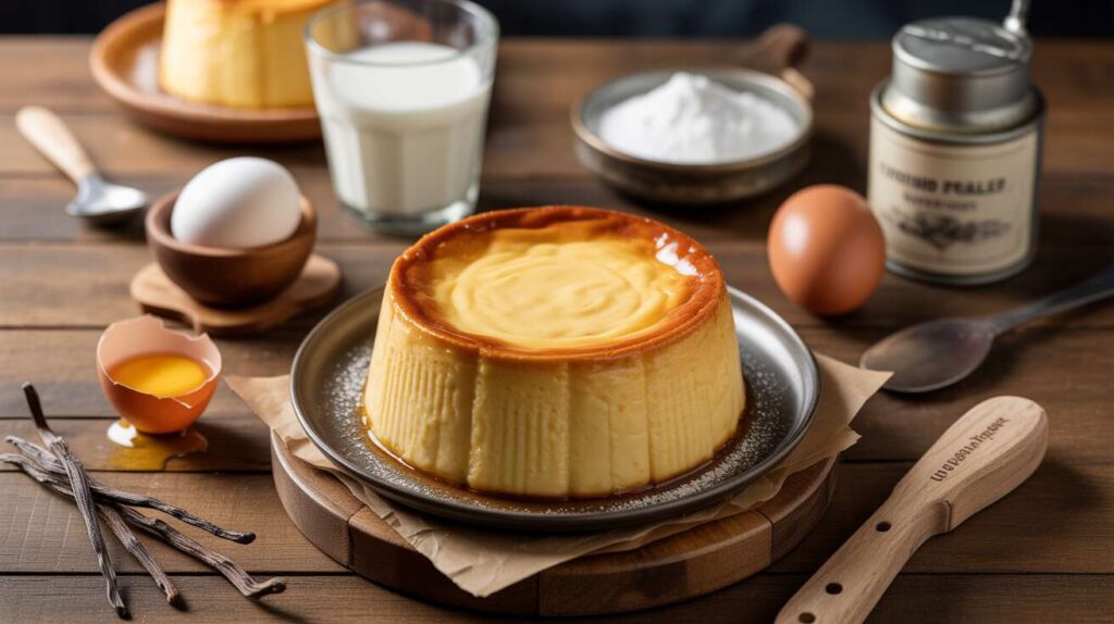 Flan pâtissier sans pâte : le dessert léger et gourmand pour le goûter