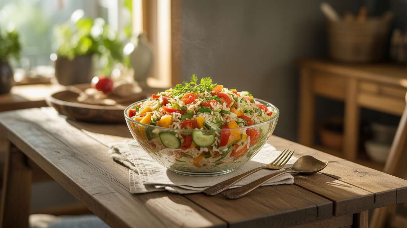 Le secret d'une salade de riz "légère et digeste" : l'erreur à ne pas commettre