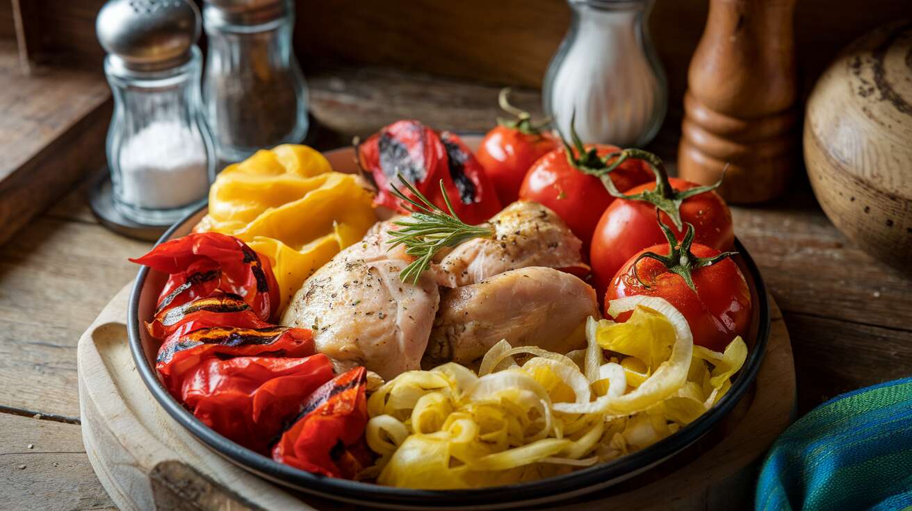 Poulet basquaise rapide : le plat facile et savoureux pour un voyage culinaire