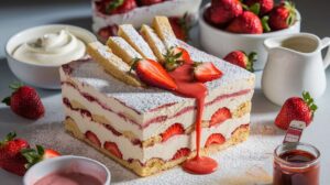 Tiramisu aux fraises sans cuisson : la version estivale légère et rapide du classique italien