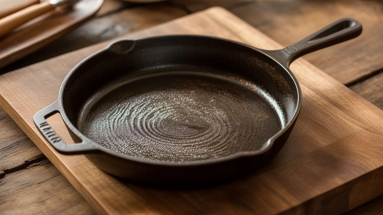 Ce geste ancestral redonne à vos casseroles en fonte une surface lisse, naturellement antiadhésive