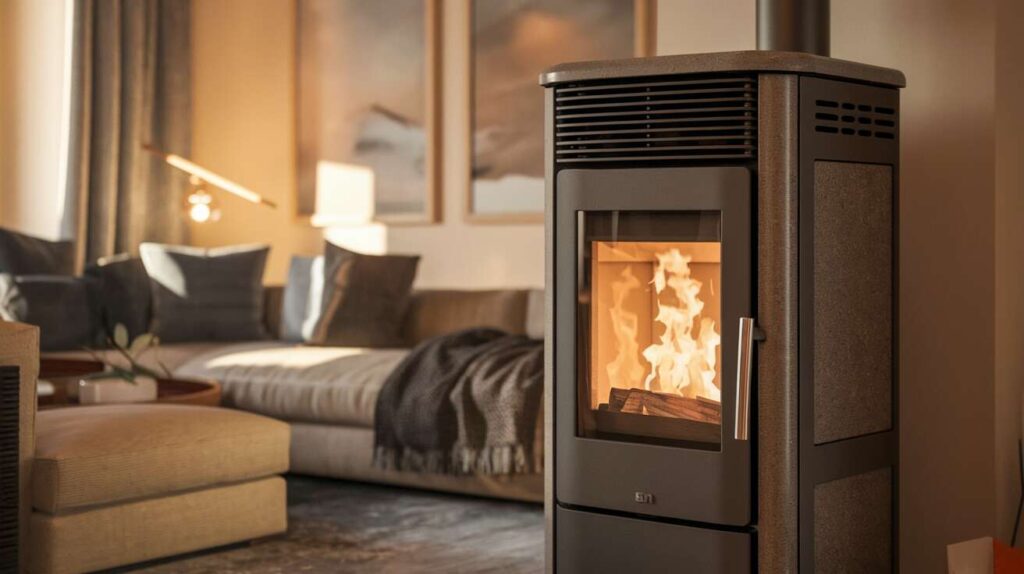 La vitre de votre poêle à granulés devient blanche ? Découvrez ce que cela révèle !