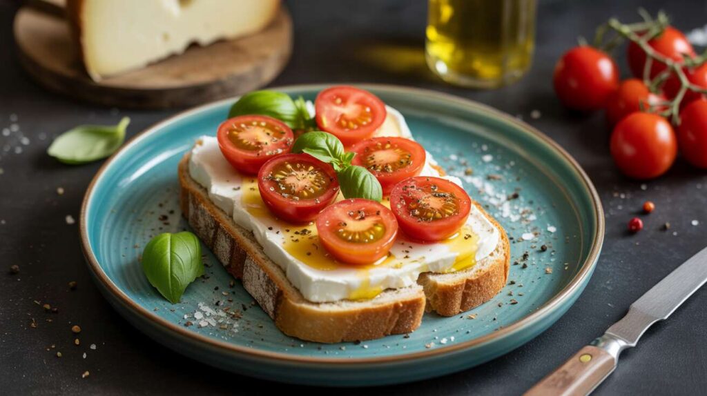 Tartine de fromage frais aux tomates cerise : une recette savoureuse