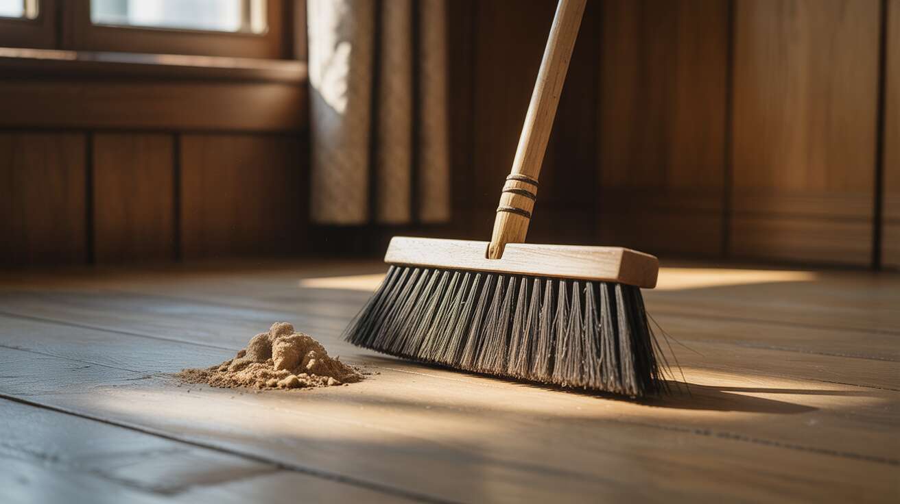 L'erreur que tout le monde fait avec le balai, et qui salit plus qu'il ne nettoie