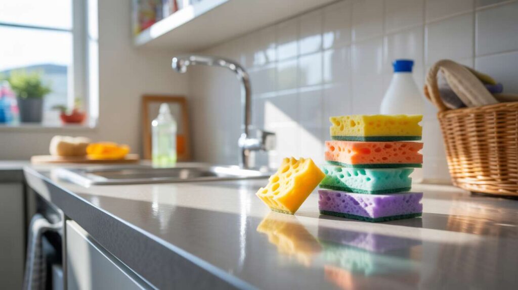 Le geste simple pour que vos éponges ne sentent jamais mauvais