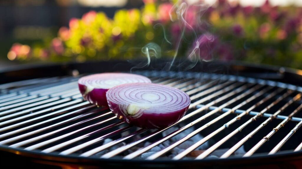 Cette astuce surprenante avec un oignon pour nettoyer le barbecue