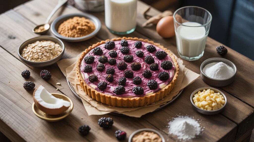 Tarte aux mûres sauvages façon irlandaise : recette légère et délicieuse