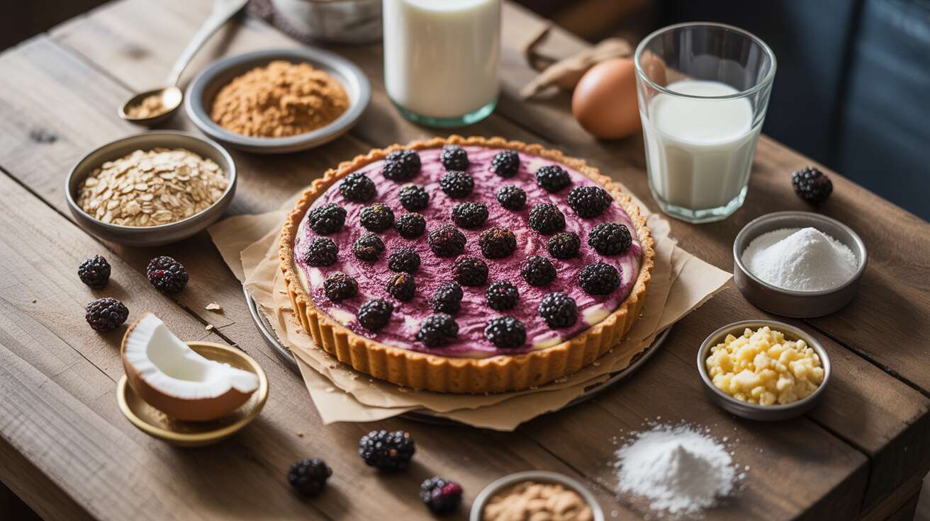 Tarte aux mûres sauvages façon irlandaise : recette légère et délicieuse