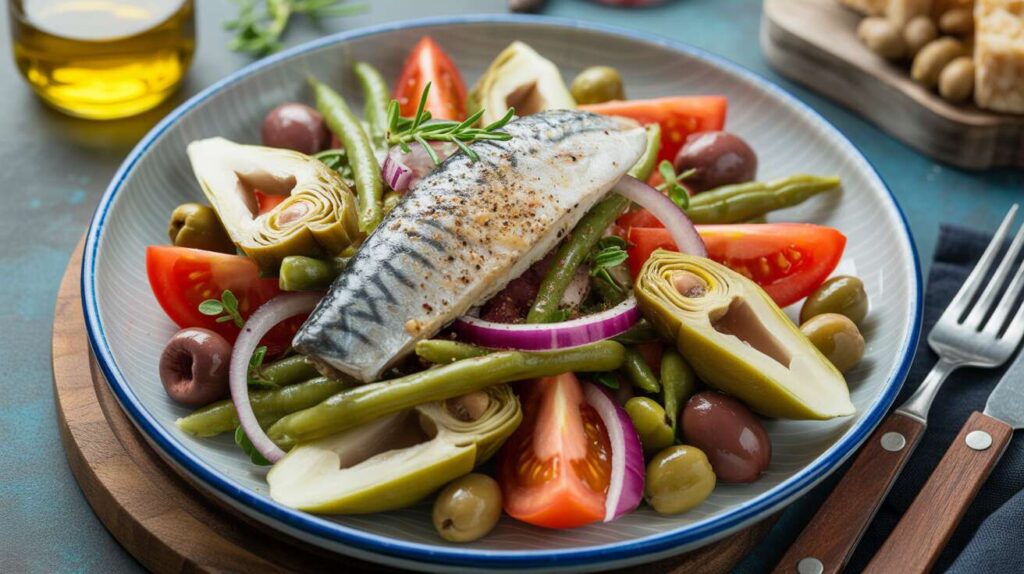 Salade niçoise légère aux maquereaux : recette minceur