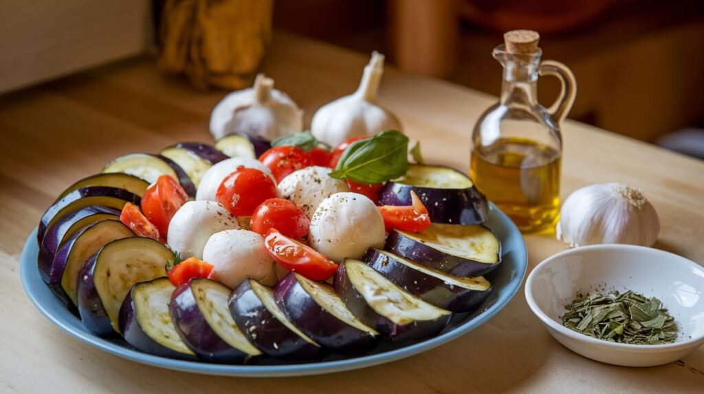 Tian d&rsquo;aubergines à la mozzarella : recette gourmande