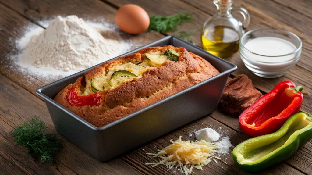 Cake poivrons et courgettes : une recette gourmande