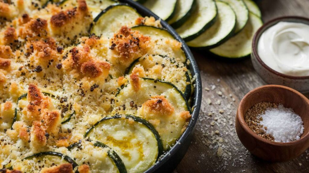 Gratin de courgettes au parmesan : recette savoureuse à découvrir