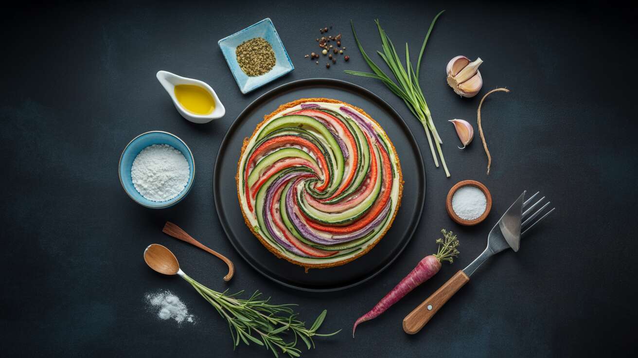 Oubliez les quiches, cette version de "gâteau salé invisible" aux légumes de fin d'été est une révolution.