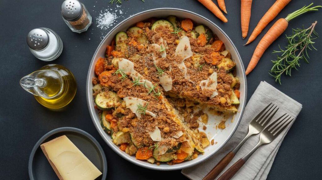 Le "crumble" de légumes : la recette anti-gaspi pour utiliser les restes du frigo.