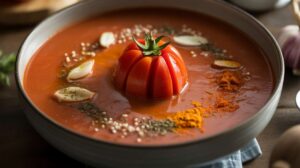 Le secret des chefs pour une soupe de tomates au goût fumé, sans barbecue ni artifice.