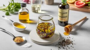 Cette vinaigrette se conserve 2 semaines au frigo, le gain de temps ultime pour vos lunchbox.