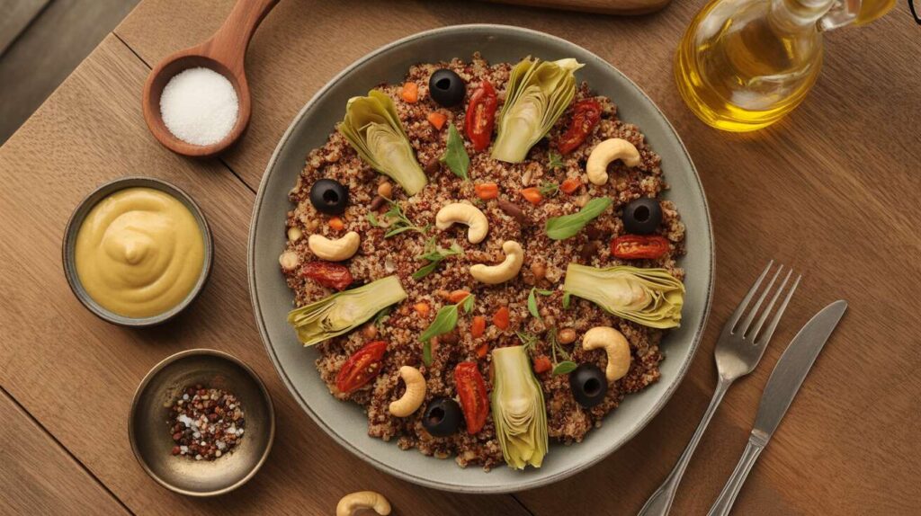 Oubliez la salade de pâtes, cette version au quinoa est bien meilleure pour l'énergie de l'après-midi.