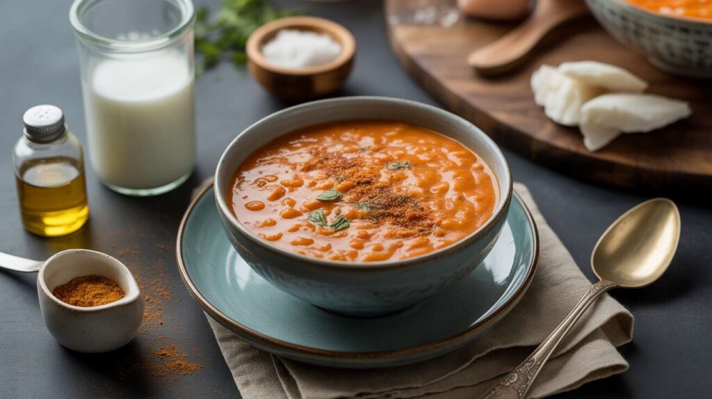 La soupe de lentilles corail au lait de coco, le plat réconfortant et rapide pour les premières soirées fraîches.