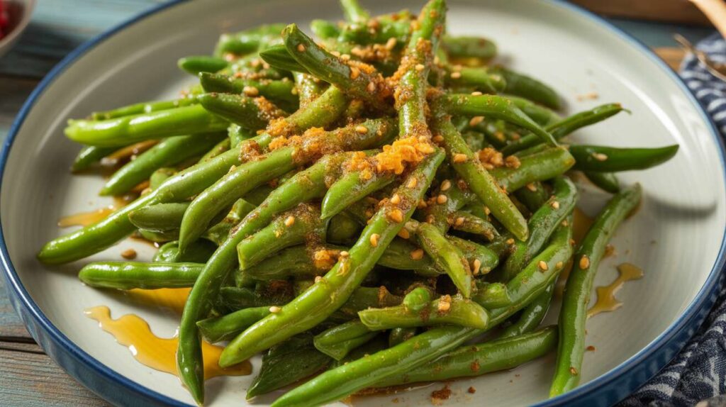 La salade de haricots verts a bien meilleur goût avec cette sauce secrète (et ce n'est pas une vinaigrette).