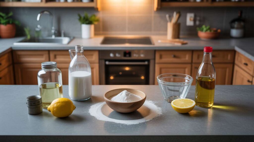 Ni éponges ni brosses ! Cet ingrédient de cuisine nettoie la saleté incrustée en un coup d'œil, sans frotter et sans efforts