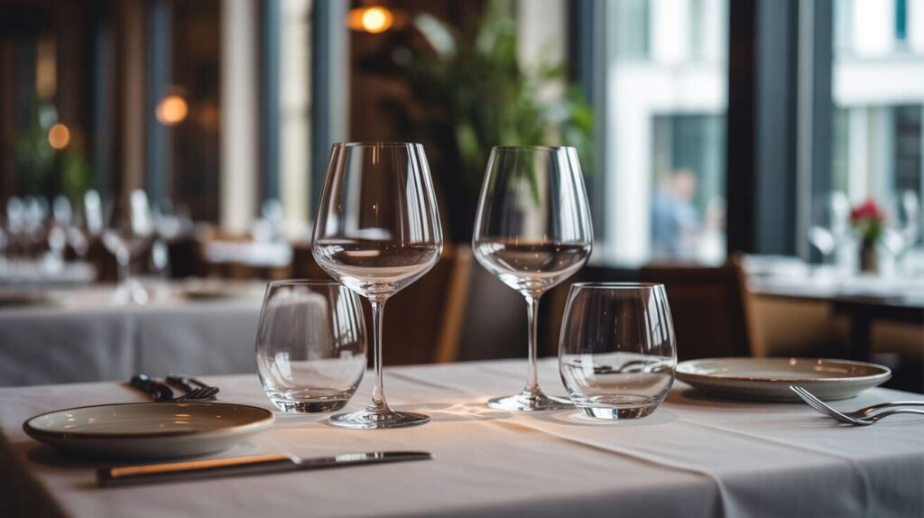 Adieu le calcaire sur vos verres ! Le geste que les restaurants font pour l'éviter