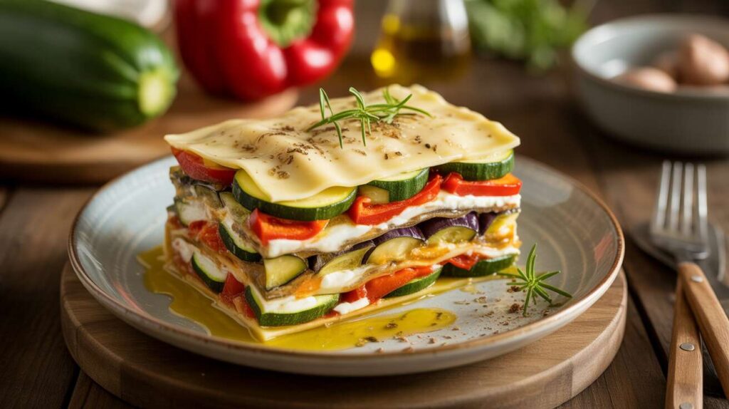 Millefeuille de légumes d'été au fromage frais : recette savoureuse