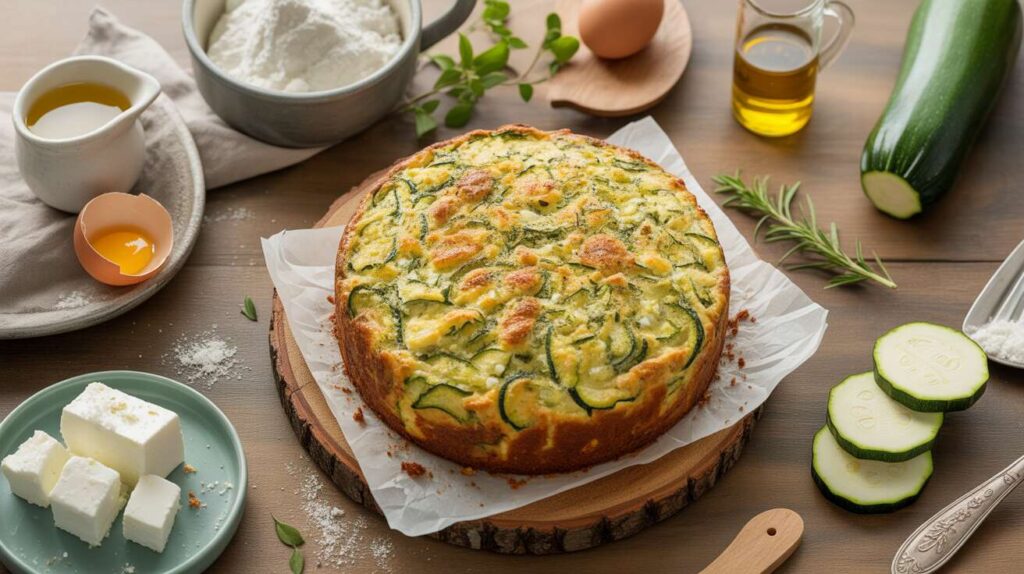 Cake léger courgette, feta et ricotta : une recette savoureuse